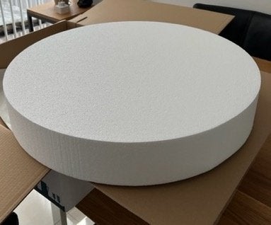 Taart Dummy rond 10cm-Ø60cm, Ophalen of Verzenden, Nieuw, Taarten, Overige typen