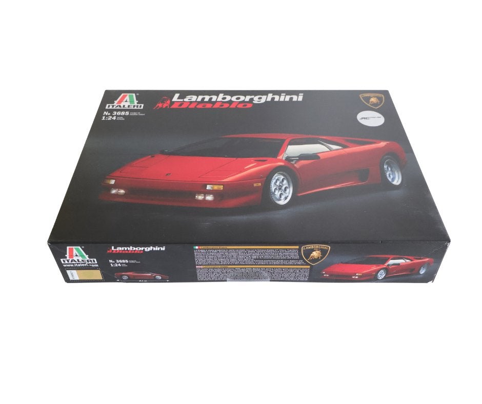 Italeri LAMBORGHINI DIABLO 1/24 ITA-3685, Hobby en Vrije tijd, Modelbouw | Auto's en Voertuigen, Groter dan 1:32, Nieuw, Ophalen of Verzenden