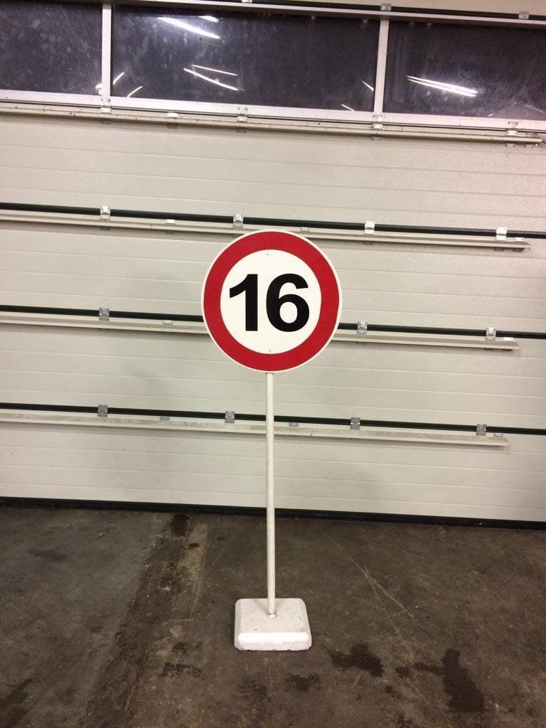 16 bord, Ophalen of Verzenden, Gebruikt, Feestartikel, Geboorte of Huwelijk