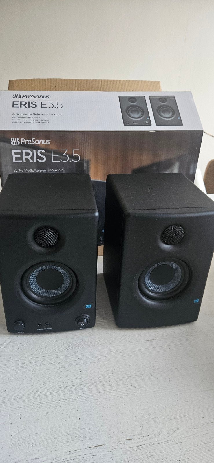 Presonus Eris E3.5 Active Media Reference Monitoren, Audio, Tv en Foto, Overige merken, Studiomonitor, Ophalen of Verzenden, Zo goed als nieuw