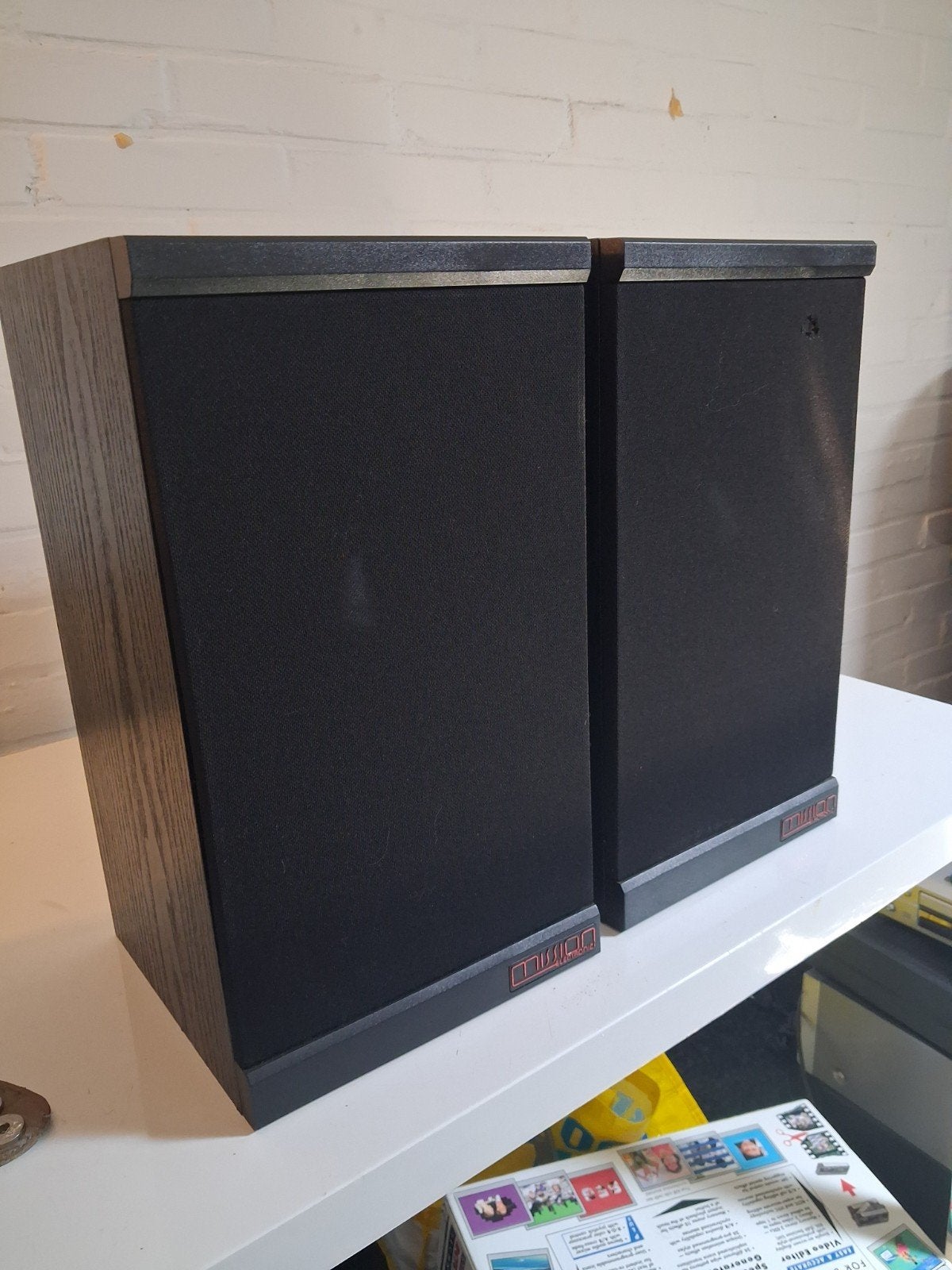 Mission Model 700 Leading Edge Luidsprekers boxen speakers, Ophalen of Verzenden, Zo goed als nieuw, Boekenplank luidspreker, 60 tot 120 watt