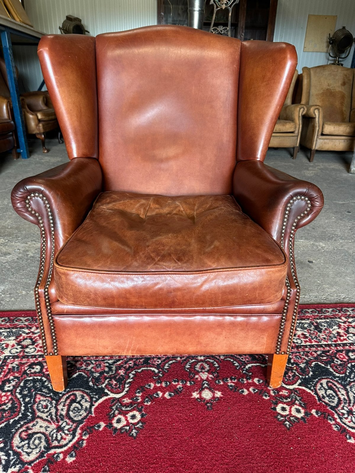 Oorfauteuil merk Bendic., Huis en Inrichting, Fauteuils, Ophalen, Minder dan 50 cm, Gebruikt, .