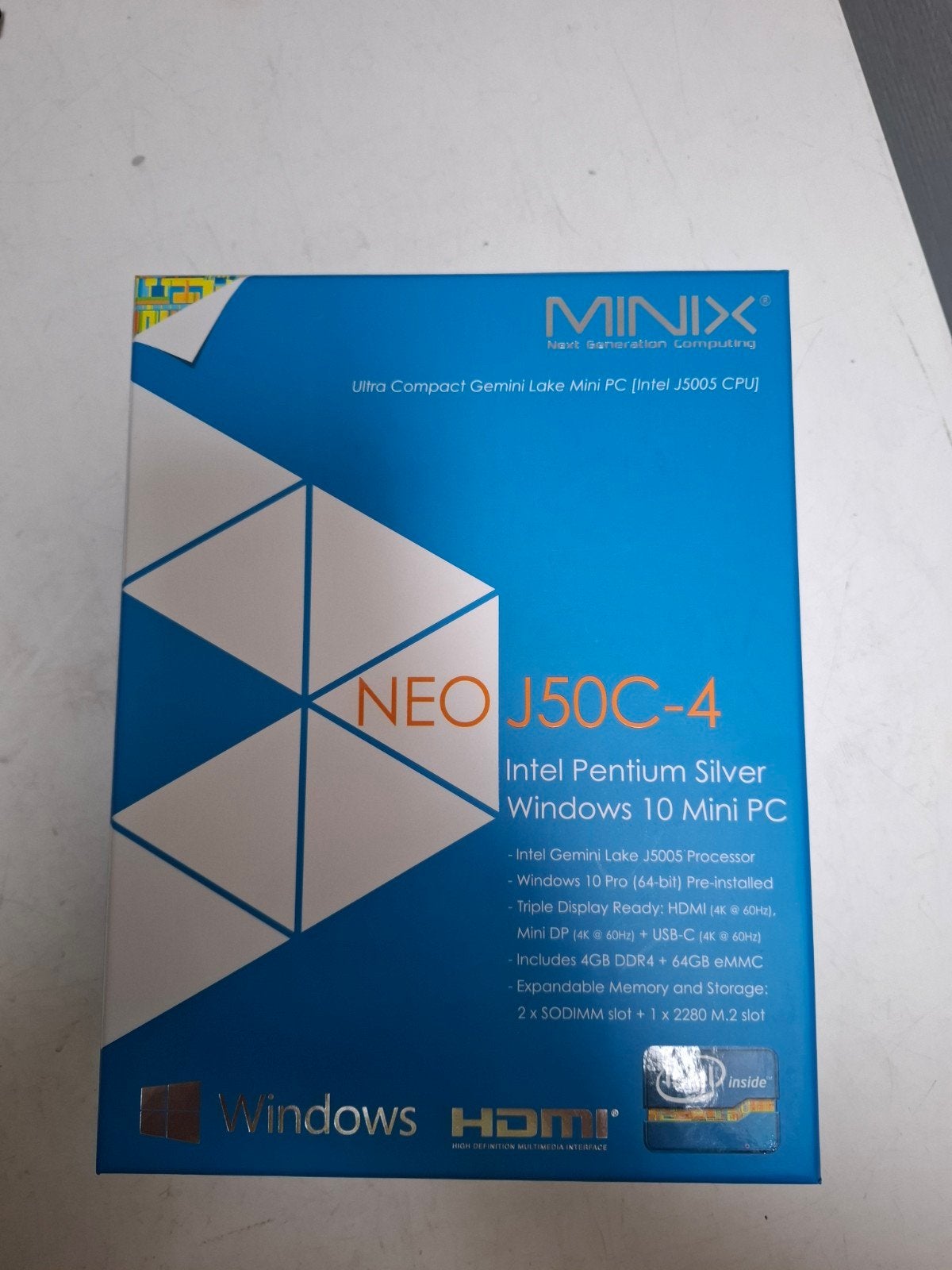 Minix NEO J50C-4 mini pc, Ophalen, Gebruikt, Intel Pentium