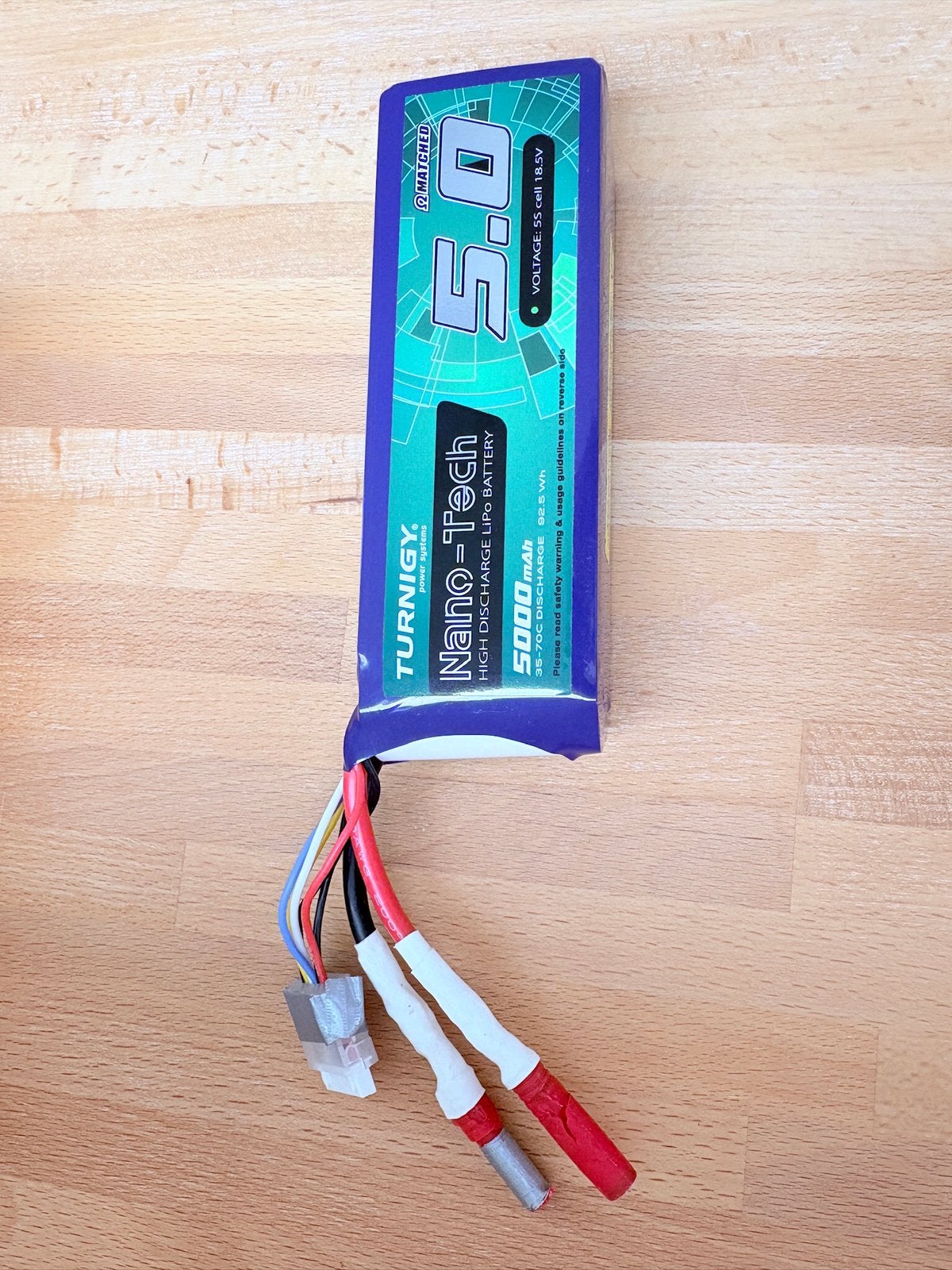LIPO accu 5S 5000 mAh, Ophalen of Verzenden, Zo goed als nieuw