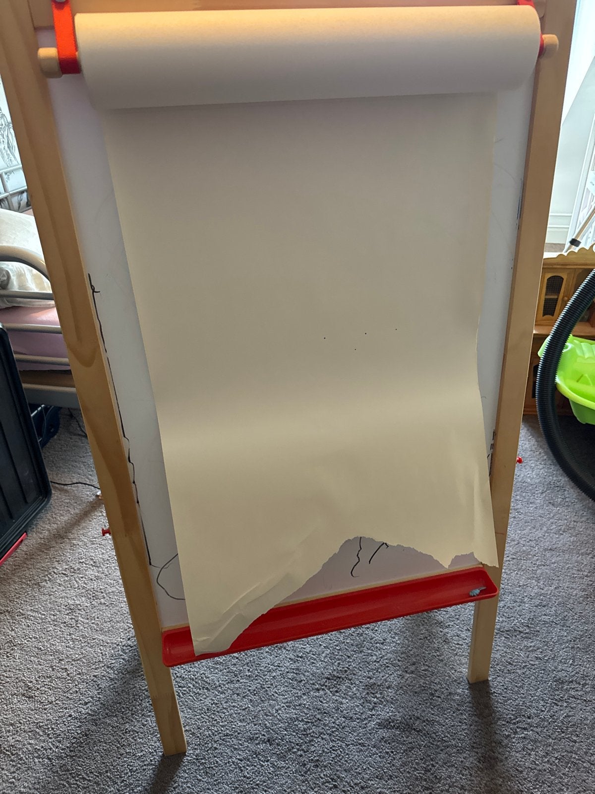 IKEA MÅLA Schoolbord/Tekenezel met papierrol, Kinderen en Baby's, Ophalen, Gebruikt, Knutselen