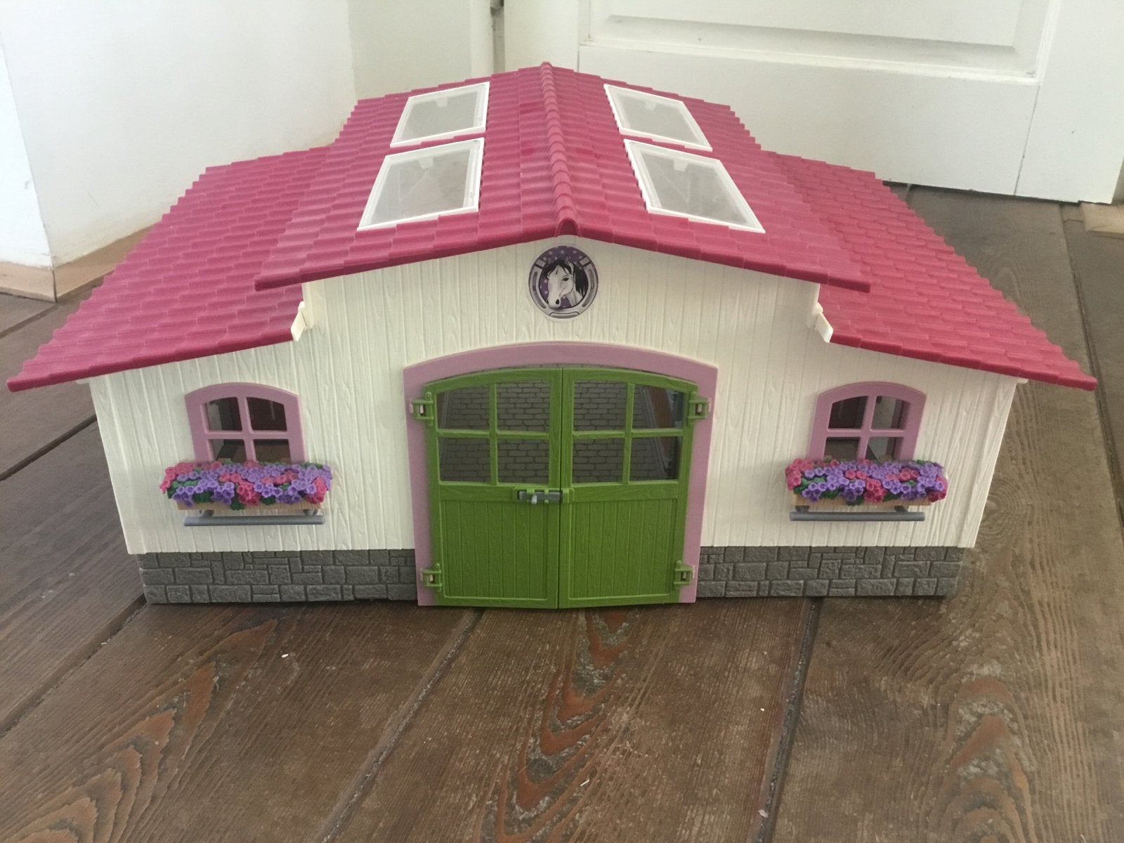 Schleich Manege met paarden en accessoires, Kinderen en Baby's, Speelgoed | Overig, Zo goed als nieuw, Jongen of Meisje, Ophalen