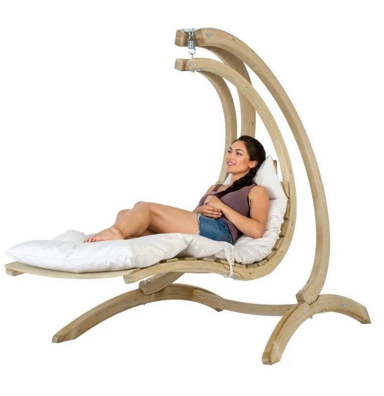 Amazonas hangstoel Swing Lounger incl standaard kussen hoes, Ophalen, Zo goed als nieuw