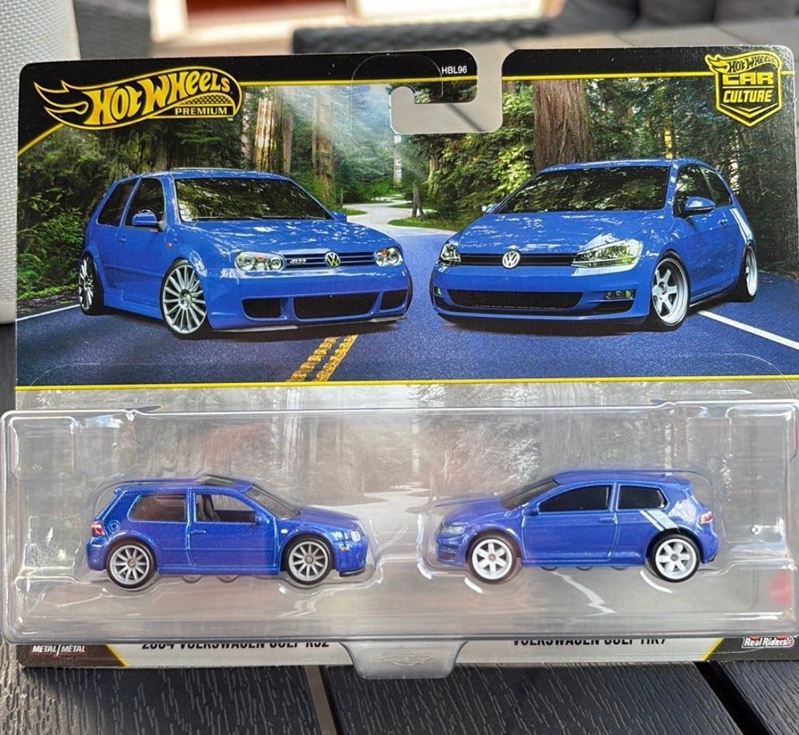 Hot Wheels Volkswagen Golf Premium Pack 1/64, Hobby en Vrije tijd, Modelauto's | Overige schalen, Ophalen of Verzenden, Nieuw