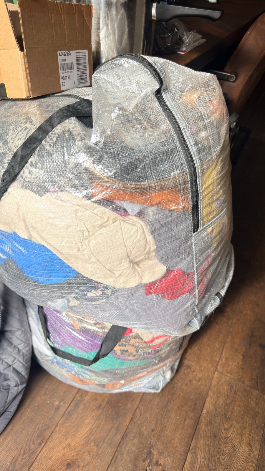 4 Tassen nette 2de handskleding L-XL - Ideaal voor marktverk, Kleding | Dames, Ophalen of Verzenden, Gedragen, Maat 42/44 (L)