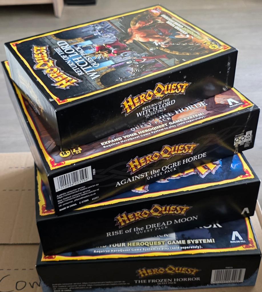 HeroQuest Uitbreidingset Compleet!, Hobby en Vrije tijd, Gezelschapsspellen | Bordspellen, Zo goed als nieuw, Ophalen of Verzenden