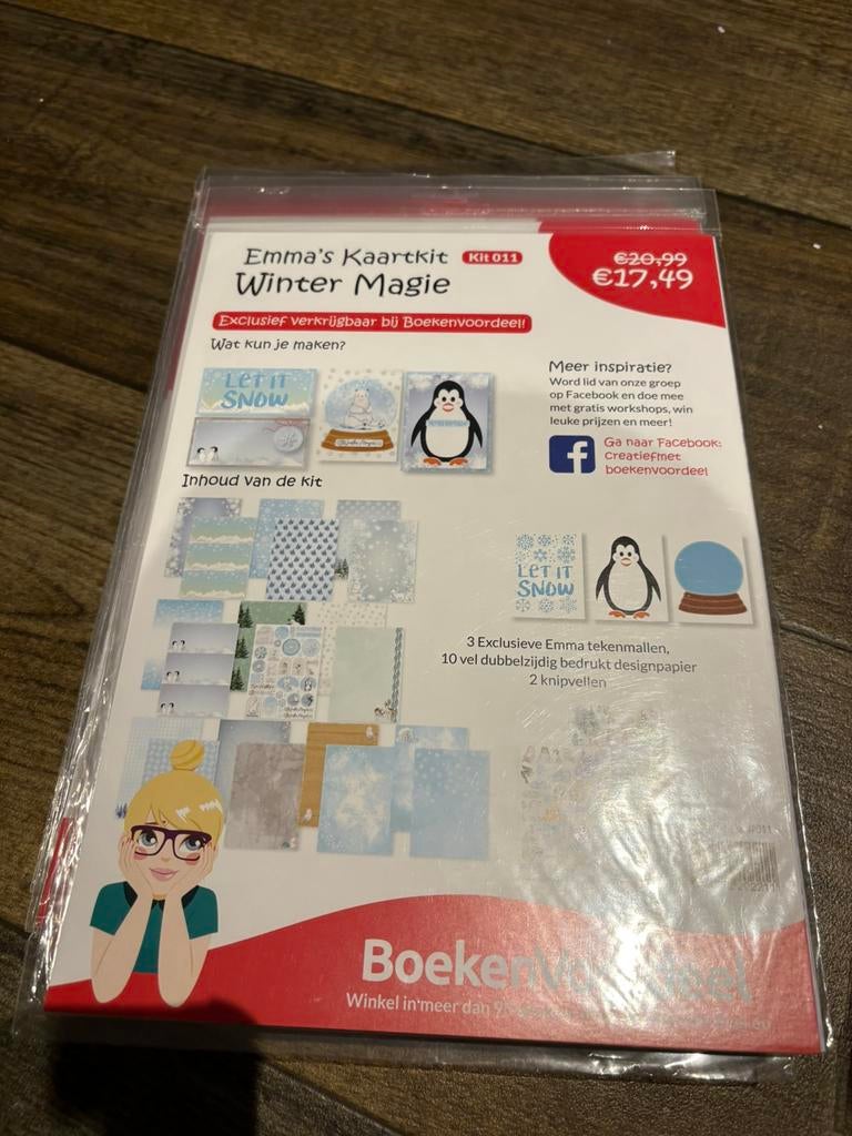 NiEUW ! Emma pakket nu 7,50 winter magie 2, Hobby en Vrije tijd, Kaarten | Zelf maken, Ophalen of Verzenden, Zo goed als nieuw