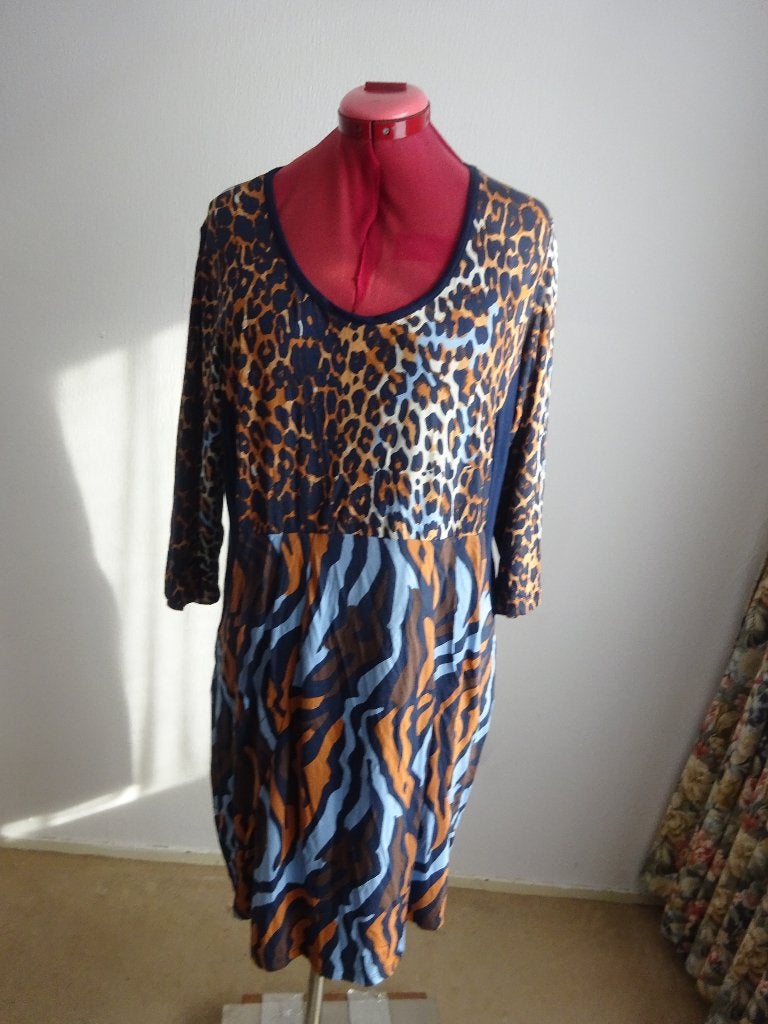 Pont Neuf jurk mt XL, Verzenden, Zo goed als nieuw, Meerkleurig, Jurk