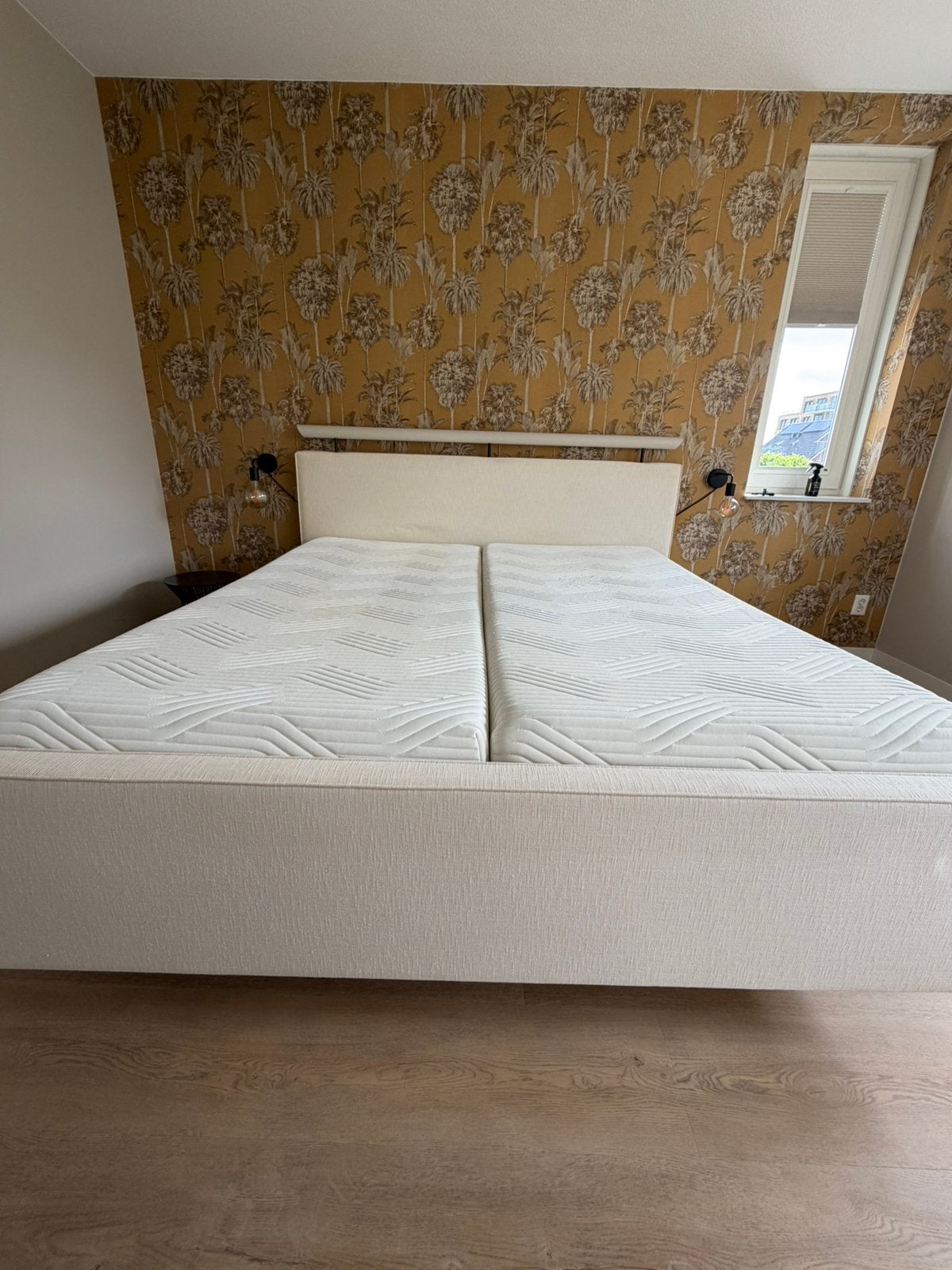Zevenslaper boxspring met 2 tempur elite matrassen, Ophalen, Zo goed als nieuw, Tweepersoons, 180 cm