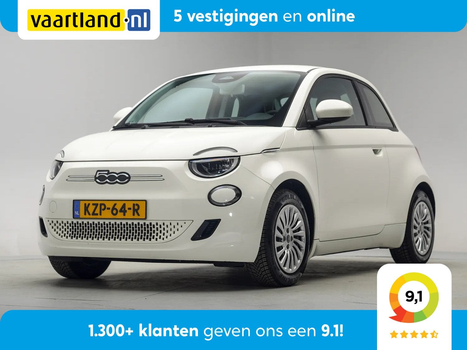 Fiat 500E 3+1 Urban 24 kWh [ Navi Apple/Android Clima Cruise, Auto's, Automaat, 0 cilinders, Gebruikt, 4 stoelen