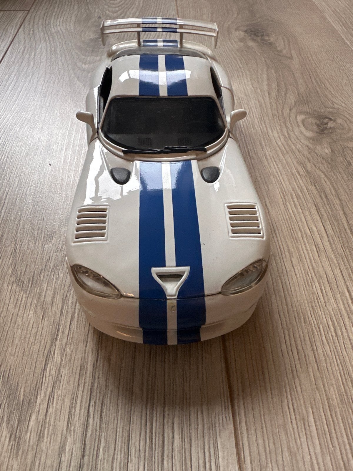 Dodge Viper GTS-R modelauto - Wit met blauwe strepen, Ophalen of Verzenden, Zo goed als nieuw, Auto