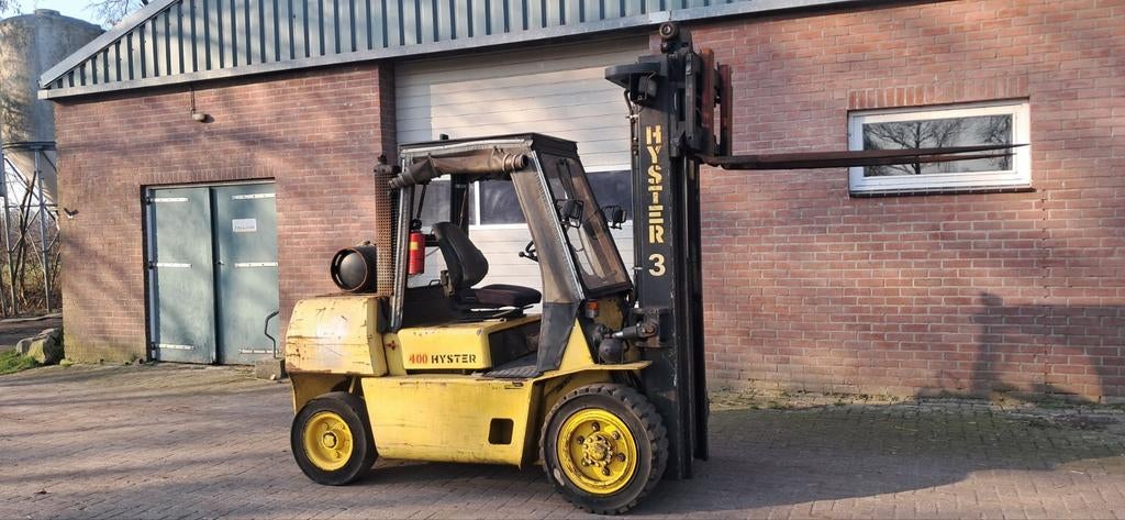 Heftruck hyster 4 ton triplo freelift sideshift, Zakelijke goederen, Machines en Bouw | Heftrucks en Intern transport, Ophalen