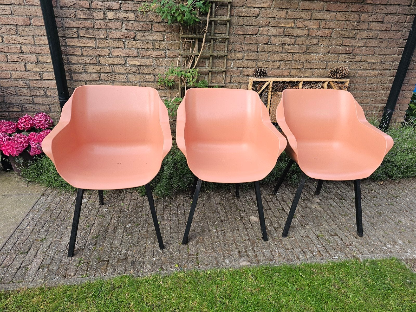 3 Hartman Sophie Terra tuinstoelen, Tuin en Terras, Tuinstoelen, Ophalen, Gebruikt, Kunststof