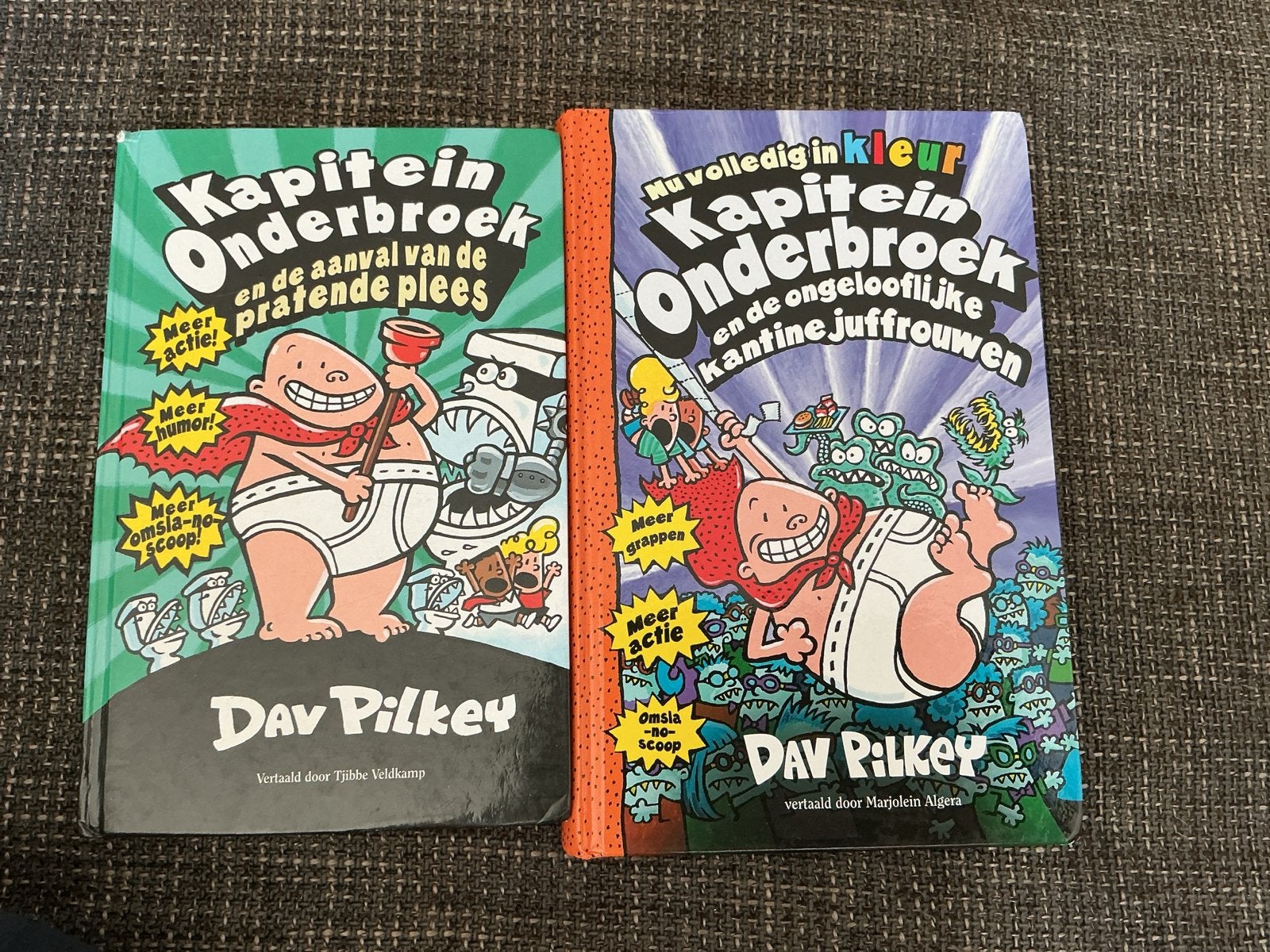 Kapitein Onderbroek boeken - 2 stuks, Ophalen of Verzenden, Gelezen, Fictie