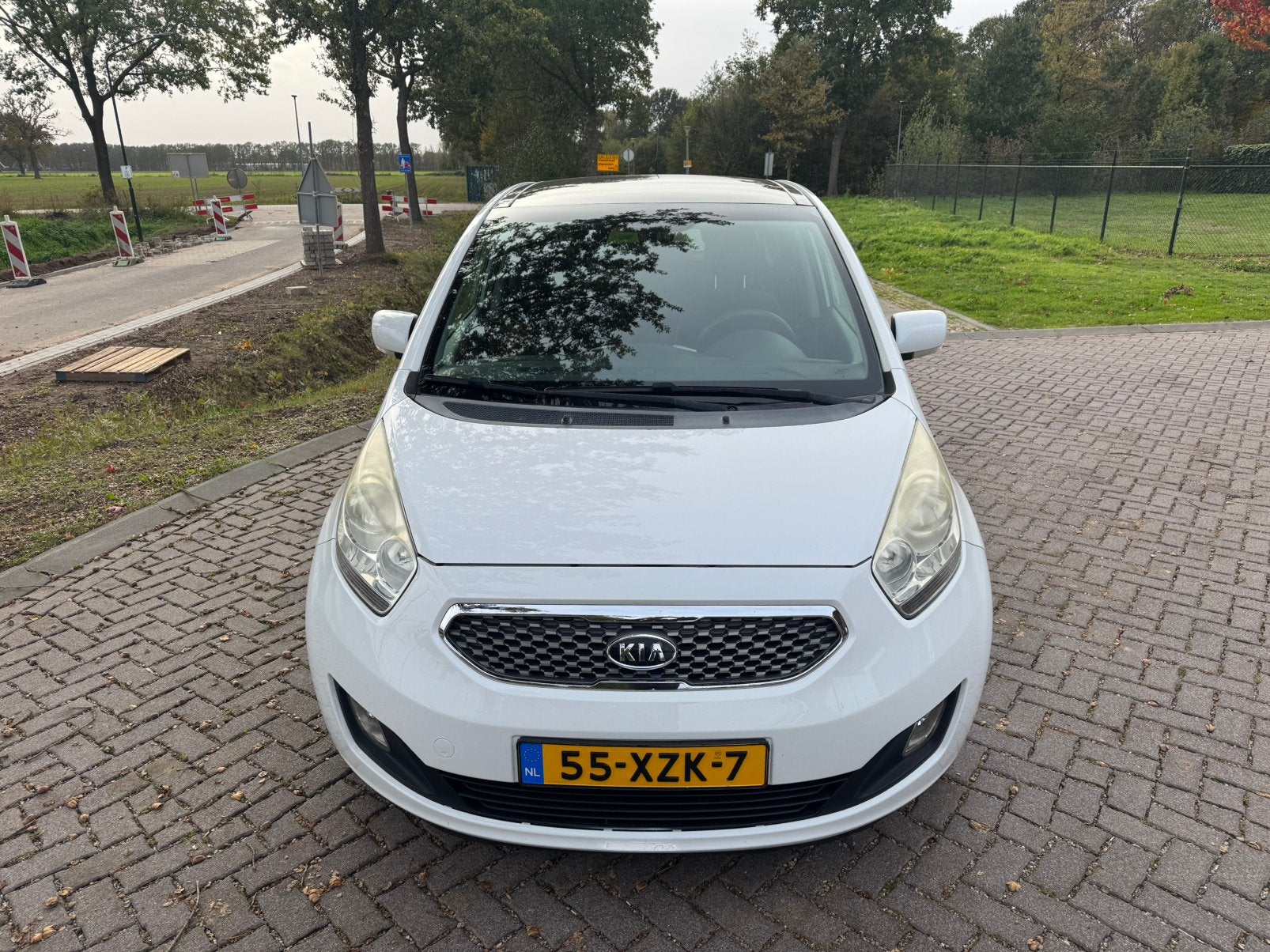 Kia Venga 1.4 Cvvt 2010 AIRCO|PANORAMADAK, Auto's, Voorwielaandrijving, Dealer onderhouden, Stof, Panoramadak