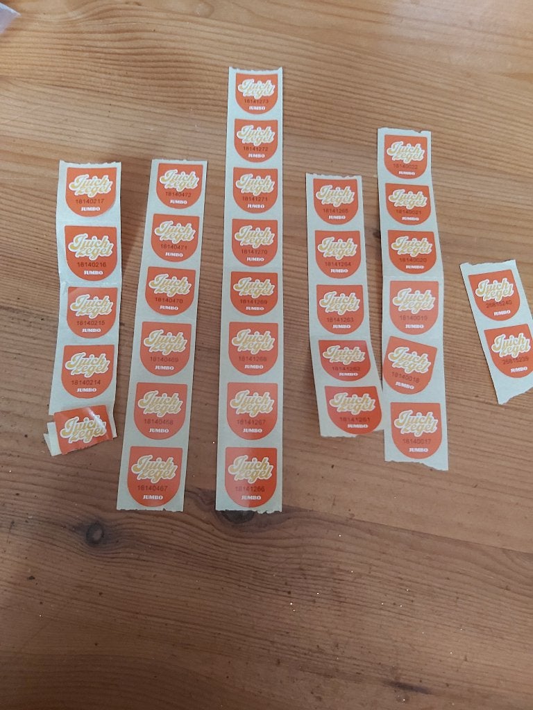 Jumbo juich juichjack zegel, Verzamelen, Supermarktacties, Jumbo, Ophalen of Verzenden