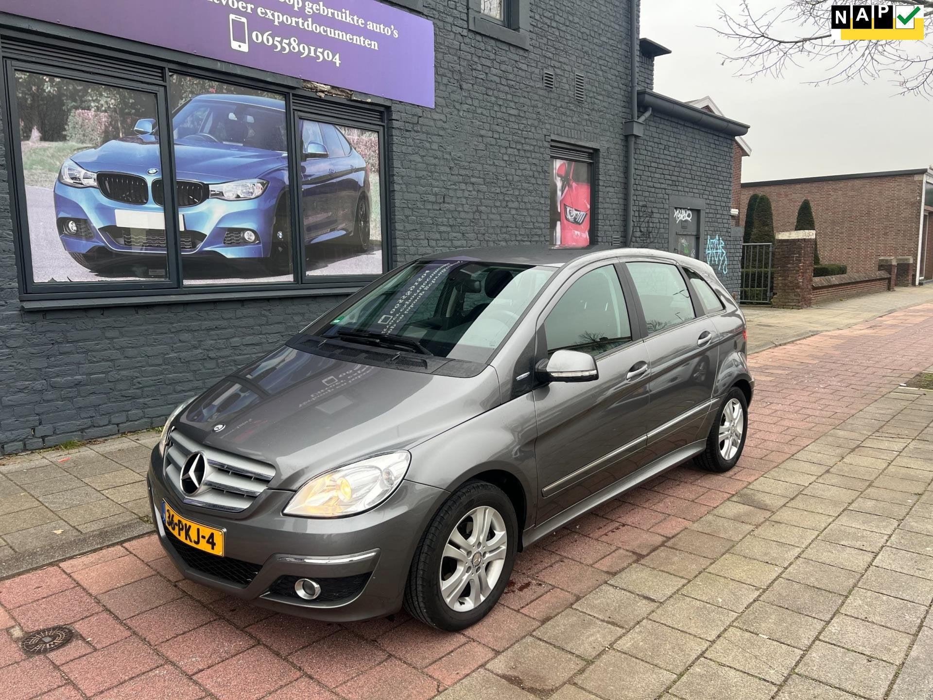 Mercedes-Benz B-klasse 160 BlueEFFICIENCY Business Class nap, Auto's, Voorwielaandrijving, Euro 5, Start-stop-systeem, Origineel Nederlands