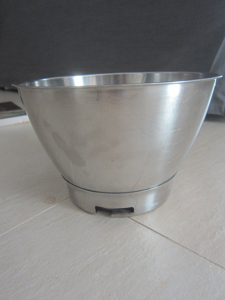 keukenmachine KENWOOD  BESLAGKOM  RVS, 4 liter of meer, 3 snelheden of meer, Ophalen of Verzenden, Zo goed als nieuw