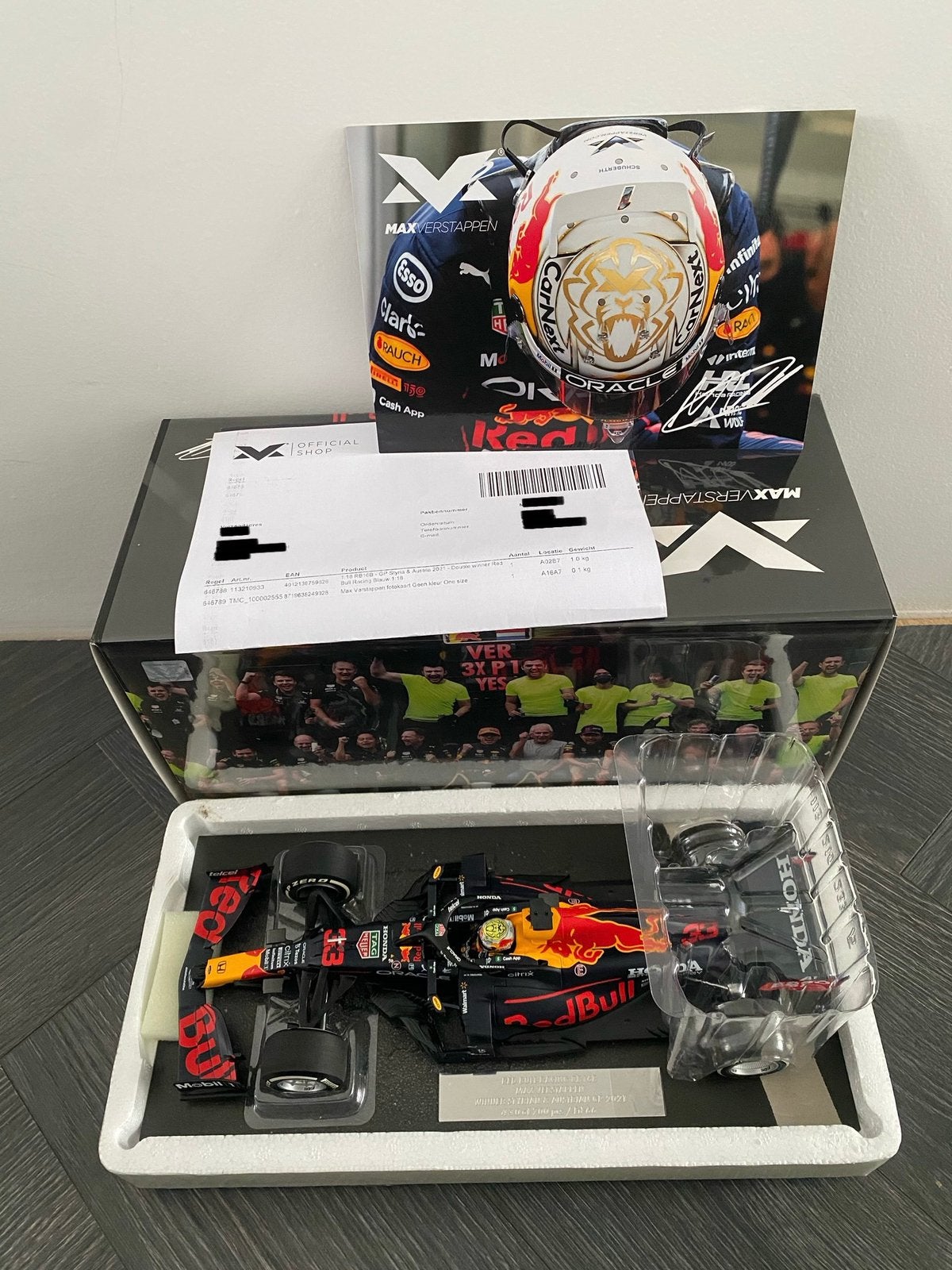 Styrian & Austrian GP 2021 Editie 66 Max Verstappen 1:18, Ophalen of Verzenden, Nieuw, Formule 1