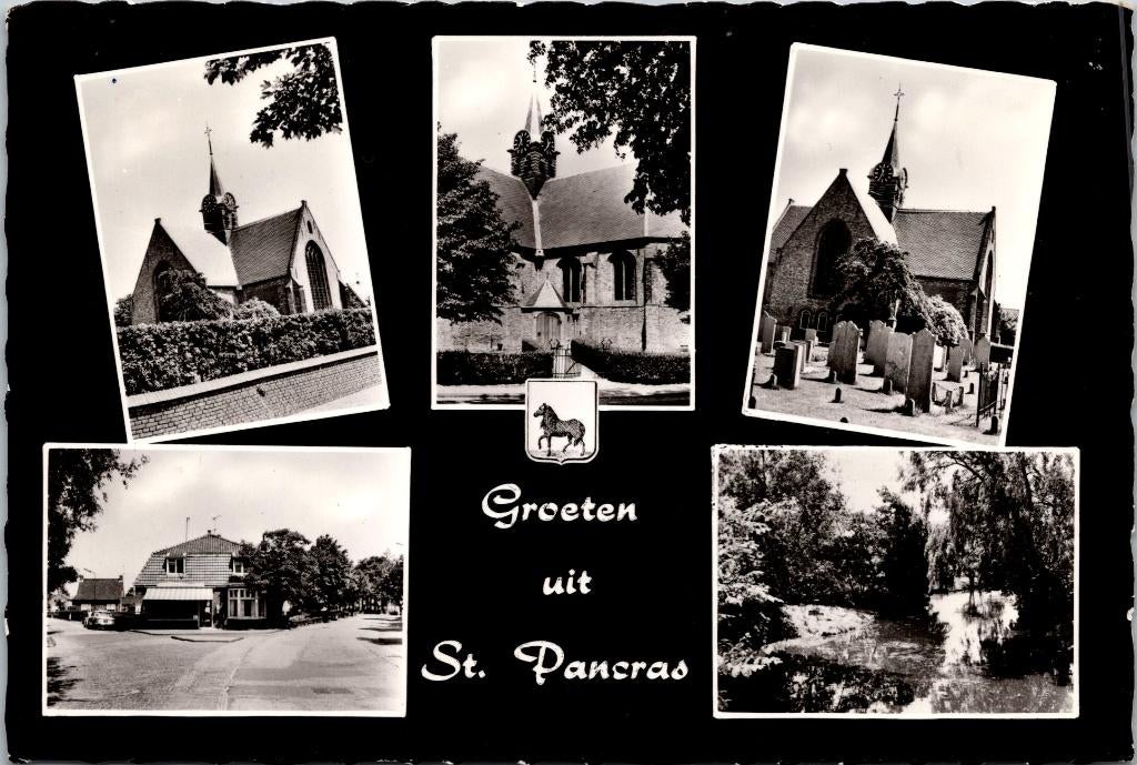 Groeten uit SInt Pancras, Verzenden, 1960 tot 1980, Gelopen, Noord-Holland