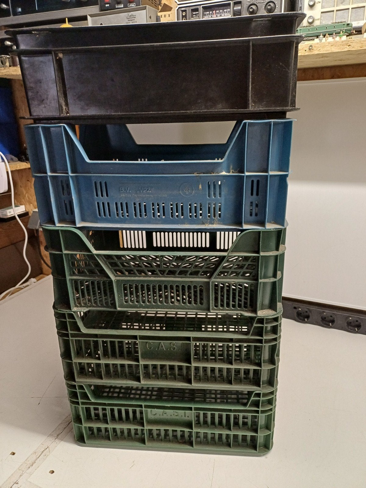 5 Kratjes - 40x30x15cm - Goede staat, Ophalen, Gebruikt, Minder dan 35 cm, Minder dan 50 cm