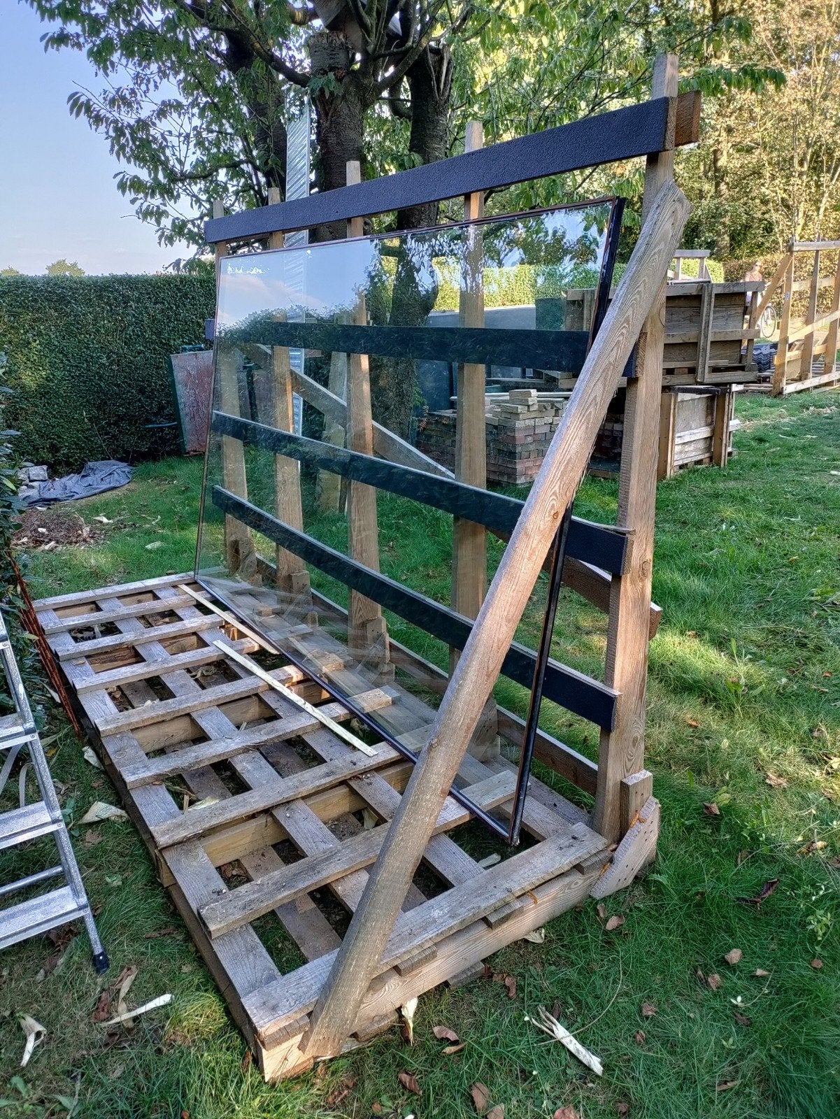 HR++ Glasplaat - Hoogrendementsglas, Doe-het-zelf en Verbouw, Ophalen, Gebruikt, 160 cm of meer, Glasplaat