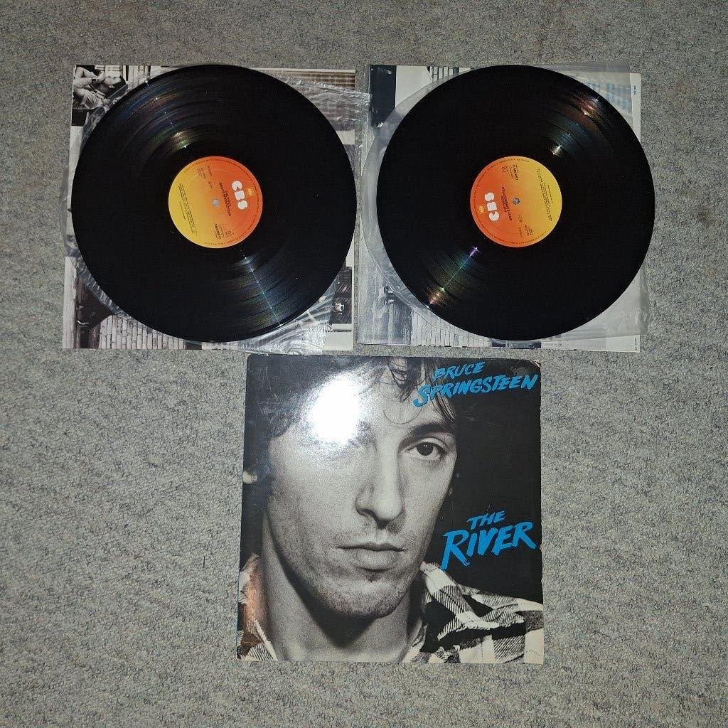 bruce springsteen - the river 2 lp, Ophalen of Verzenden, Zo goed als nieuw, 12 inch, Poprock