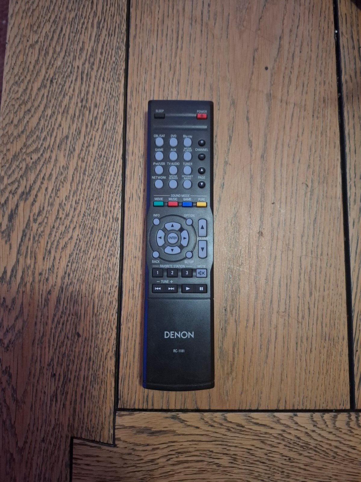 Z.g.a.n. originele Denon RC-1181 remote voor Denon AVR-X1000, Ophalen of Verzenden, Zo goed als nieuw