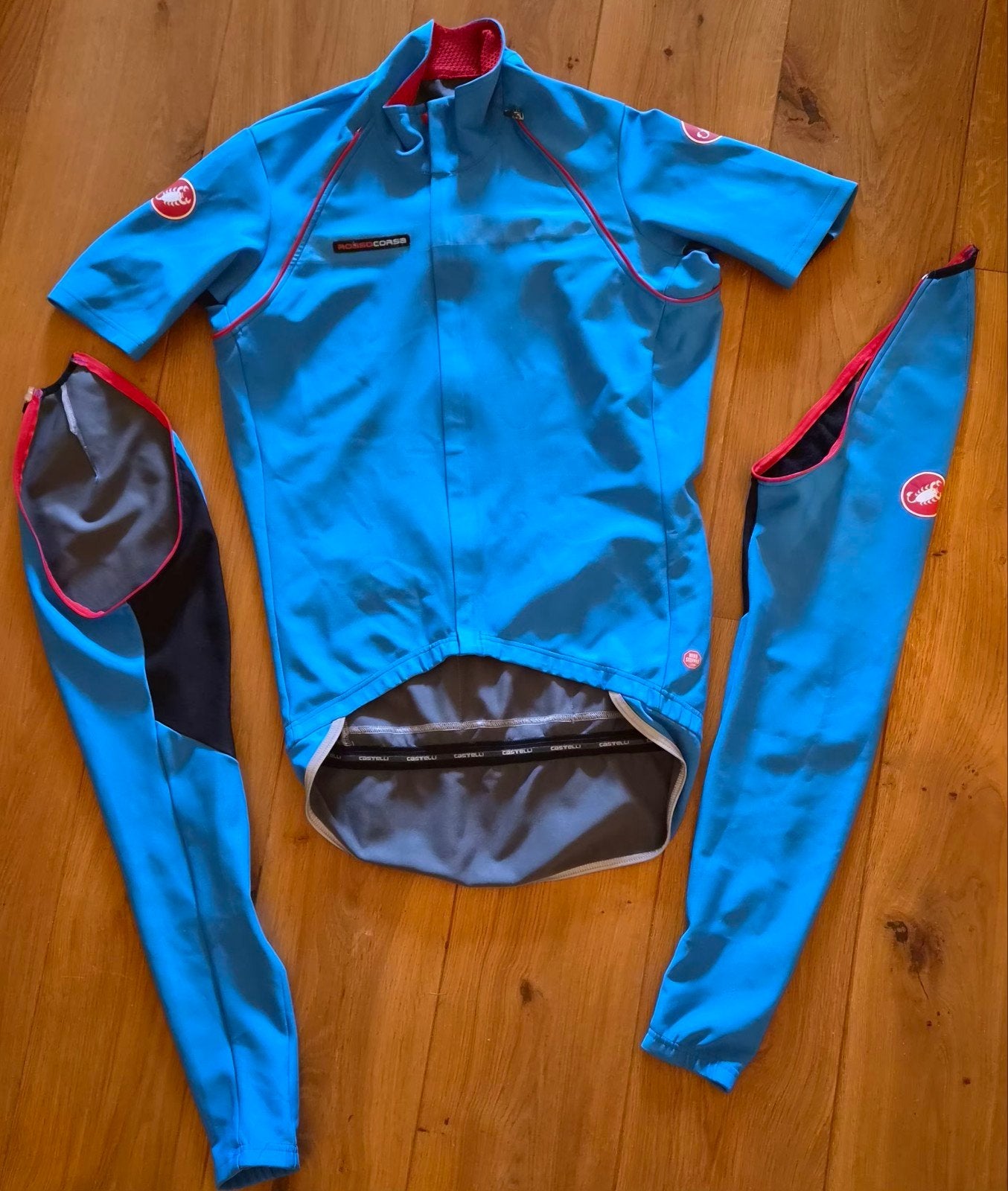Castelli Gabba Fietsjack - Wind- en Waterbestendig, Maat 52/54 (L), Castelli, Zo goed als nieuw, Hardlopen of Fietsen