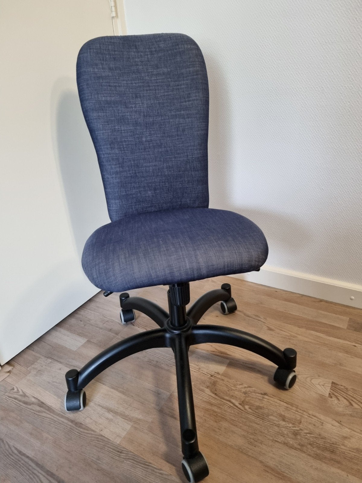 Bureaustoel, Ophalen, Gebruikt, Blauw, Bureaustoel