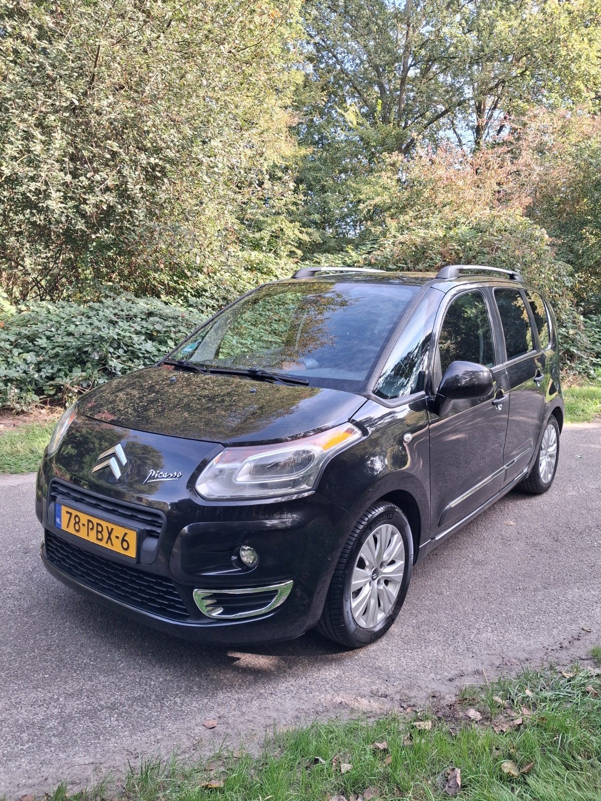 Citroën C3 Picasso 1.4 VTI 70KW 2011 Zwart, Auto's, Voorwielaandrijving, Zwart, Origineel Nederlands, 1100 kg