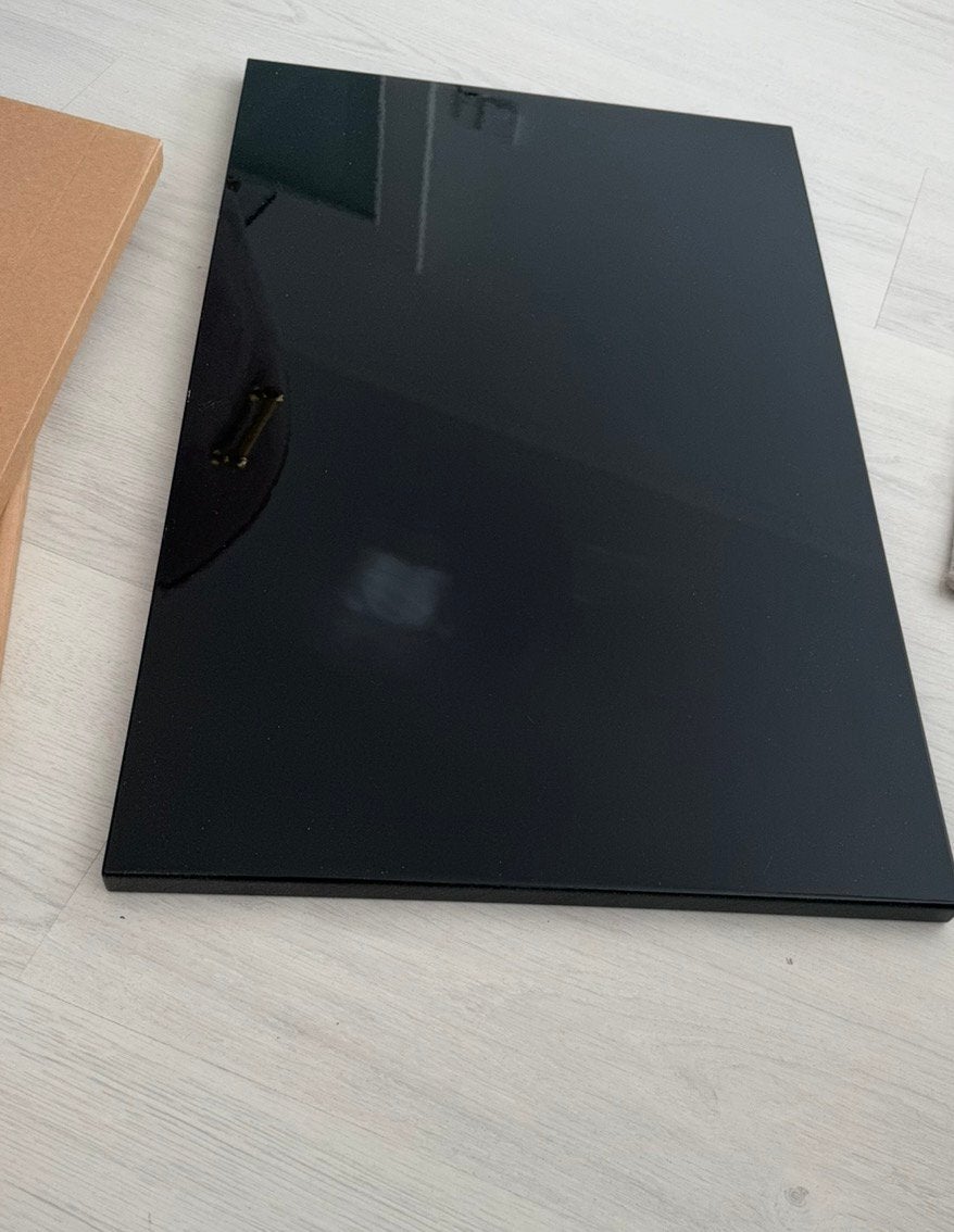 Ikea deur/ ladevront zwart hoogglans, Ophalen, Zo goed als nieuw, 10 inch