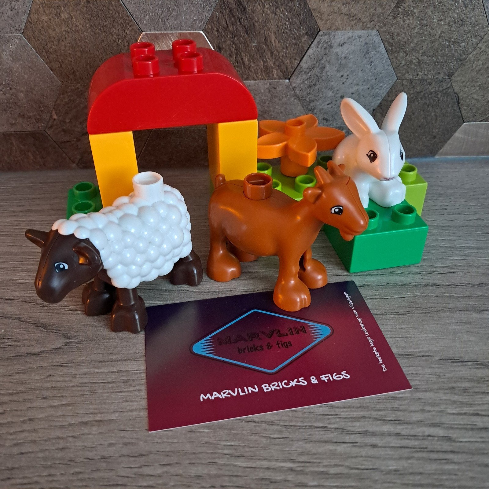 Leuke DUPLO dieren set met schaap, geit en konijn, Lego, Overige thema's, Info@lego.nl, Ophalen of Verzenden