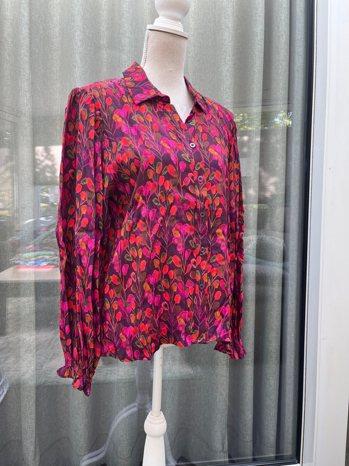 Ydence Blouse Maat M - Rayon Viscose, Ophalen of Verzenden, Zo goed als nieuw, Maat 38/40 (M), Meerkleurig