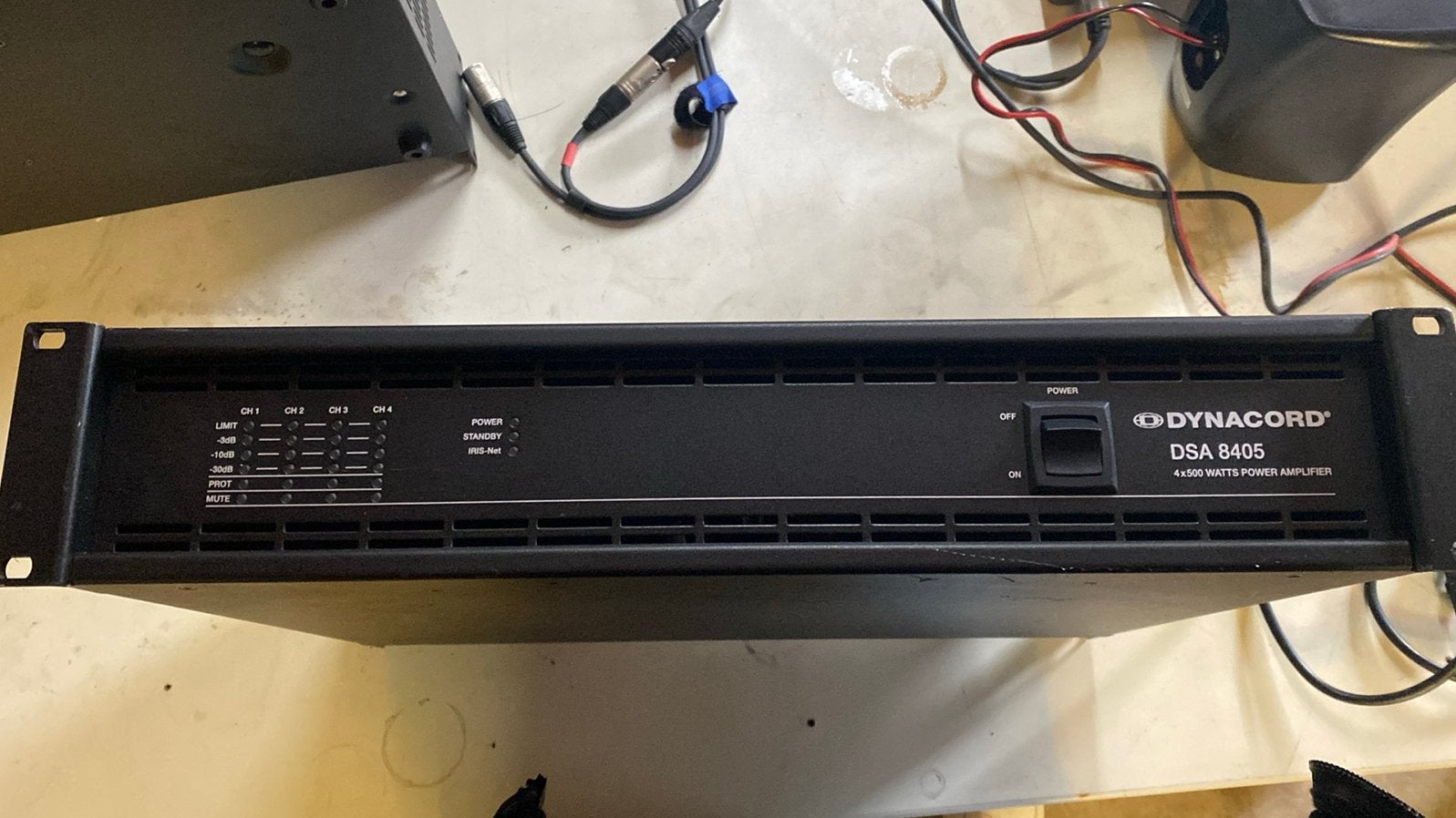 Dynacord DSA 8405 Professionele Eindversterker 2 – Defect, Ophalen of Verzenden, 120 watt of meer, Overige merken