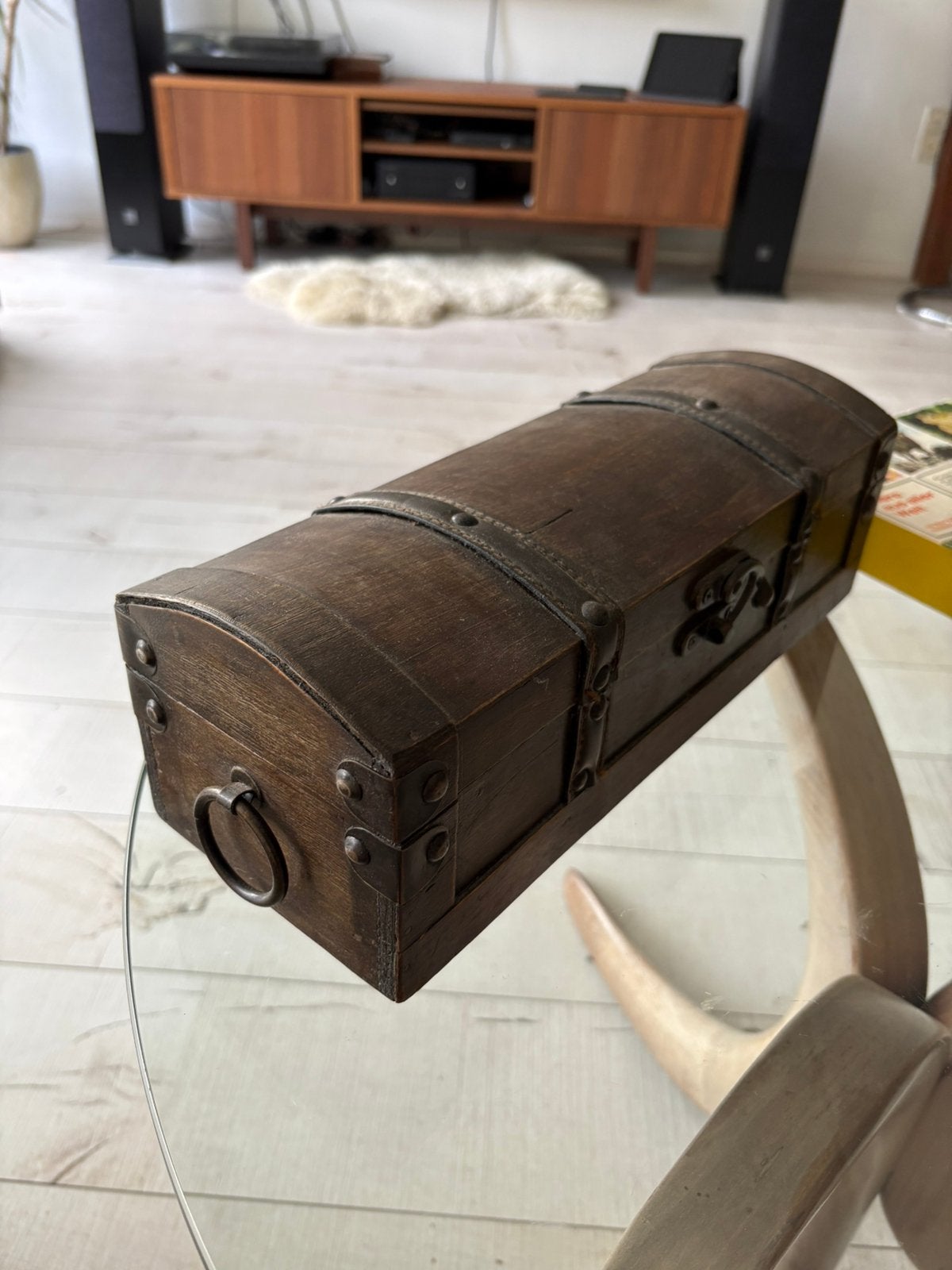 Decoratief kistje, Huis en Inrichting, Ophalen of Verzenden, Gebruikt, Minder dan 50 cm