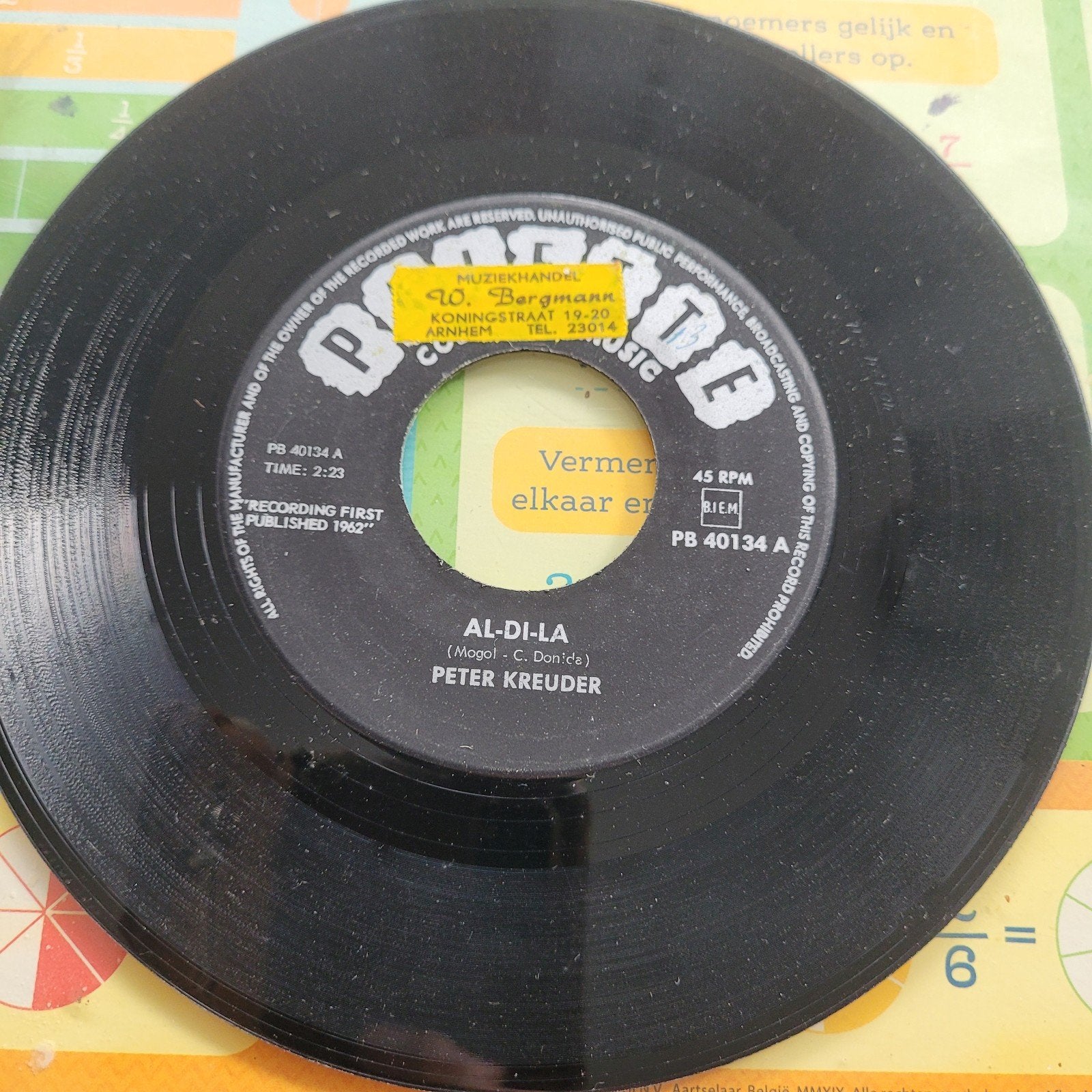 Peter Kreuder - Al-Di-La, Gebruikt, 7 inch, EP, Schlager