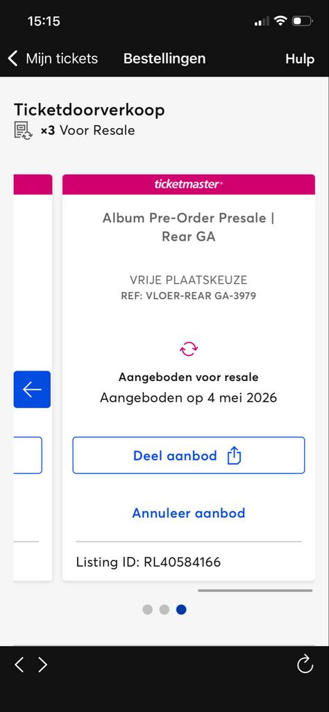3x harry styles tickets, Tickets en Kaartjes, Drie personen of meer, Mei