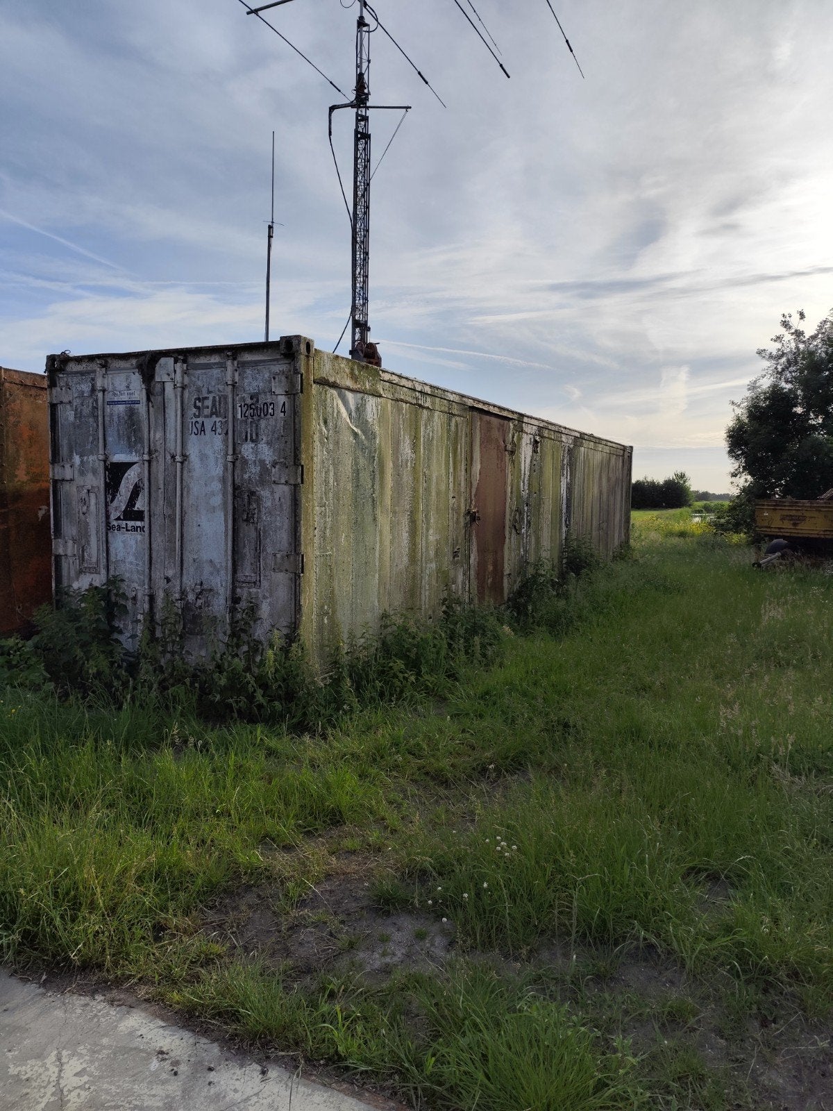 Container 40 feet, Ophalen, Gebruikt