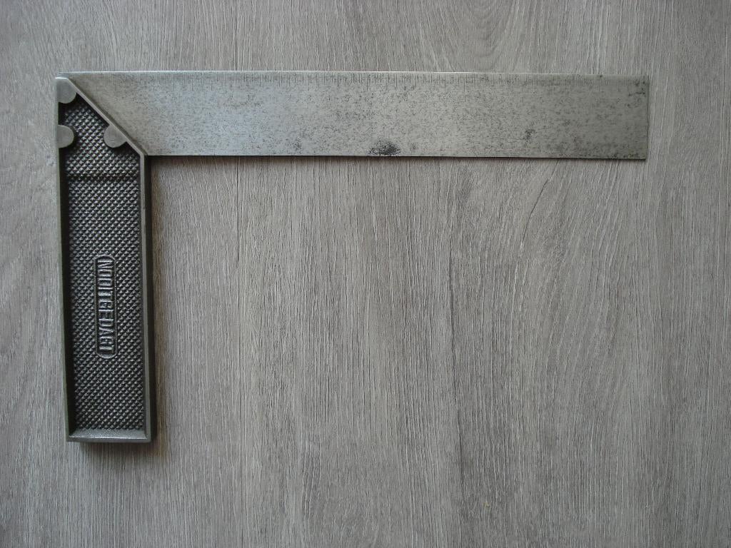 Nooitgedagt blokhaak winkelhaak 30,5 cm.meer oud gereedschap, Ophalen