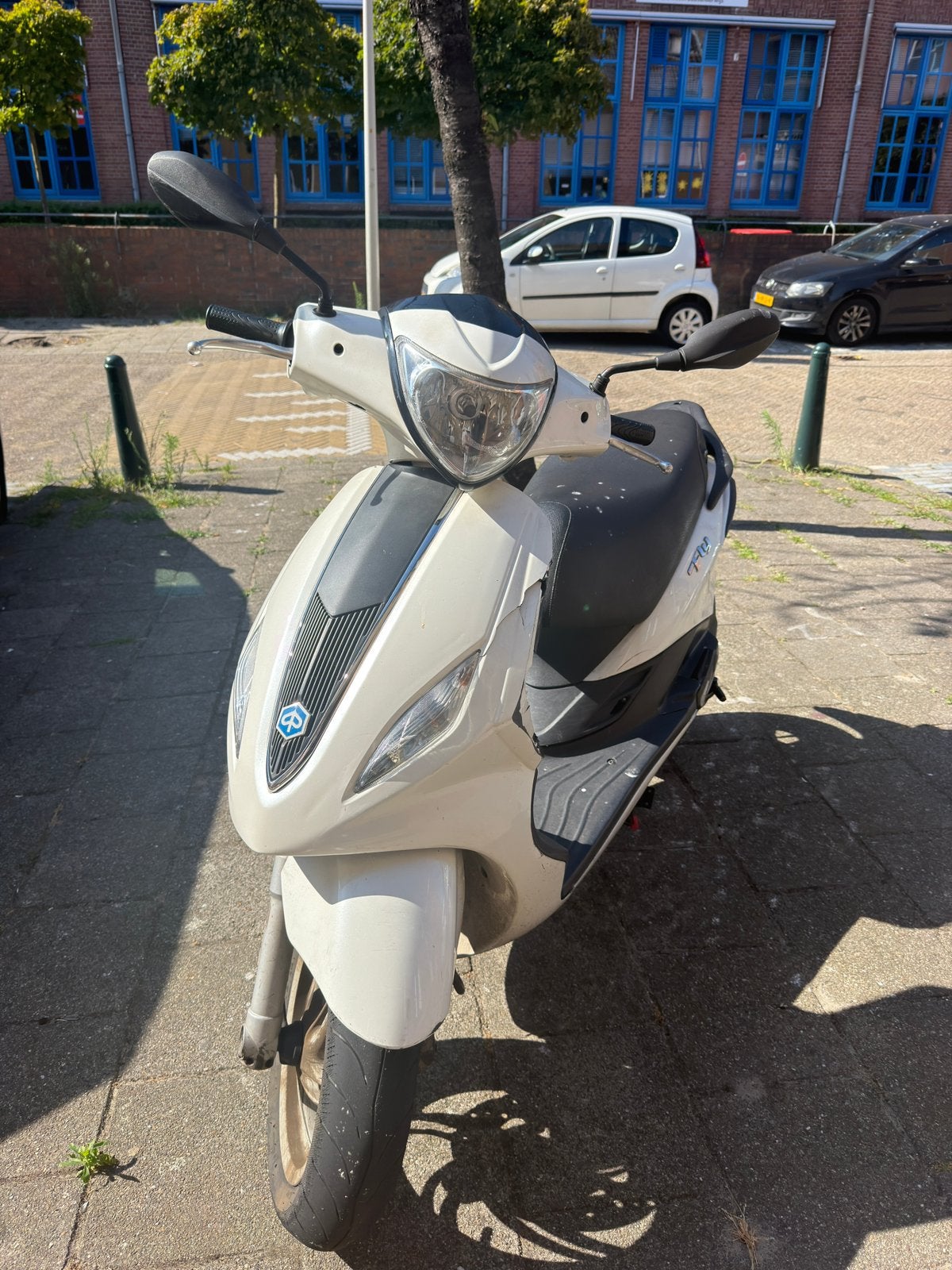 Piaggio new fly bromscooter, Ophalen, Gebruikt, Maximaal 45 km/u, Fly