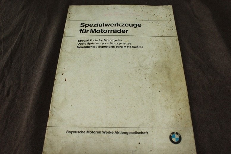 BMW spezial werkzeuge für Motorräder 1970 katalogus, Ophalen of Verzenden, BMW