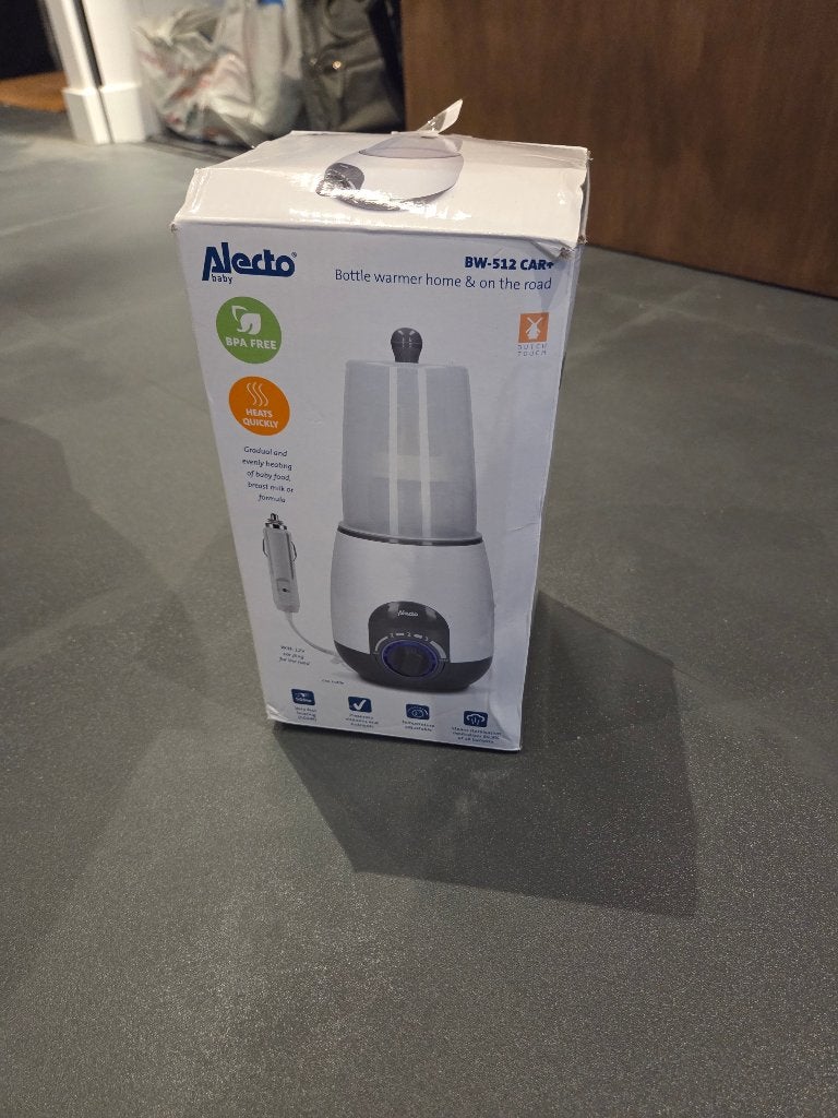 Flessenwarmer Alecto, Ophalen of Verzenden, Zo goed als nieuw, Flessen- of potjesverwarmer