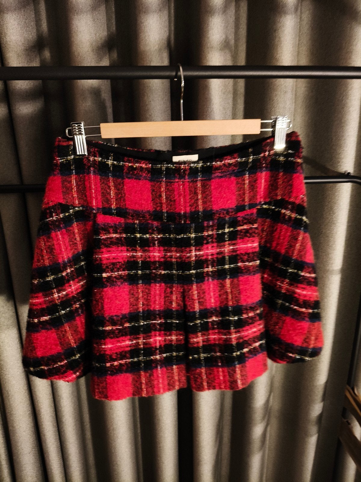Pinko geruite mini-rok in rood en zwart, Ophalen of Verzenden, Zo goed als nieuw, Boven de knie, Rood