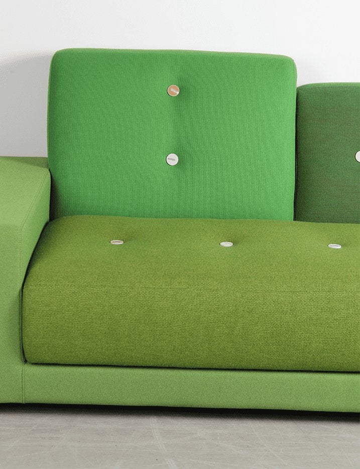 Vitra Polder Sofa Groen Stof, Huis en Inrichting, Niet ingevuld, Zo goed als nieuw, Niet ingevuld, Niet ingevuld