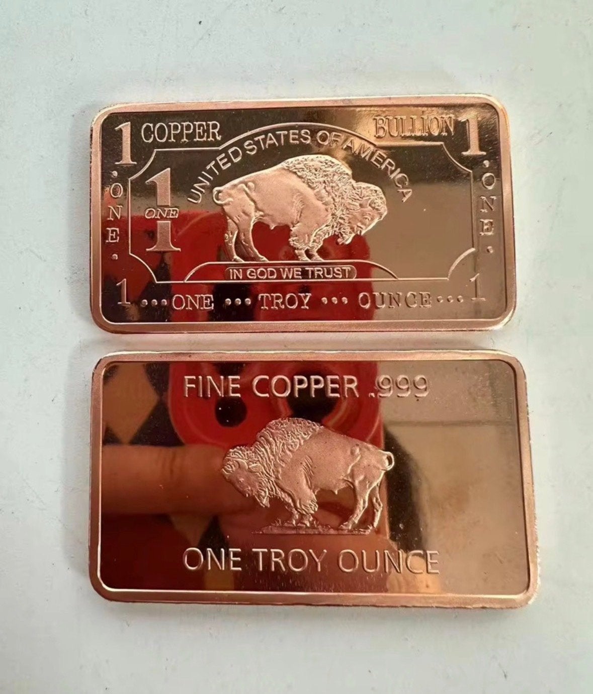 Koper baar 1 troy ounce - Fijn Koper .999, Ophalen of Verzenden, Koper